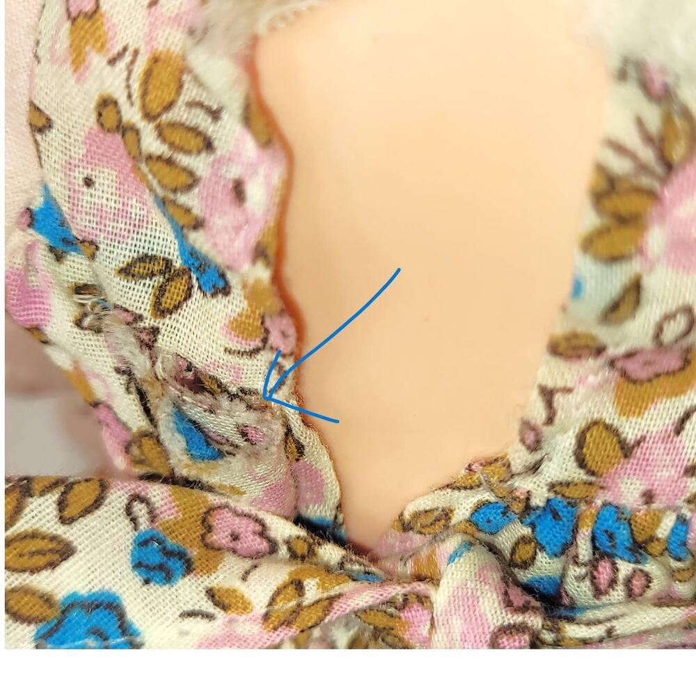 Rare 12" Vintage 1964 Uneeda's Little Coquette Baby Doll - Picture 9 of 11